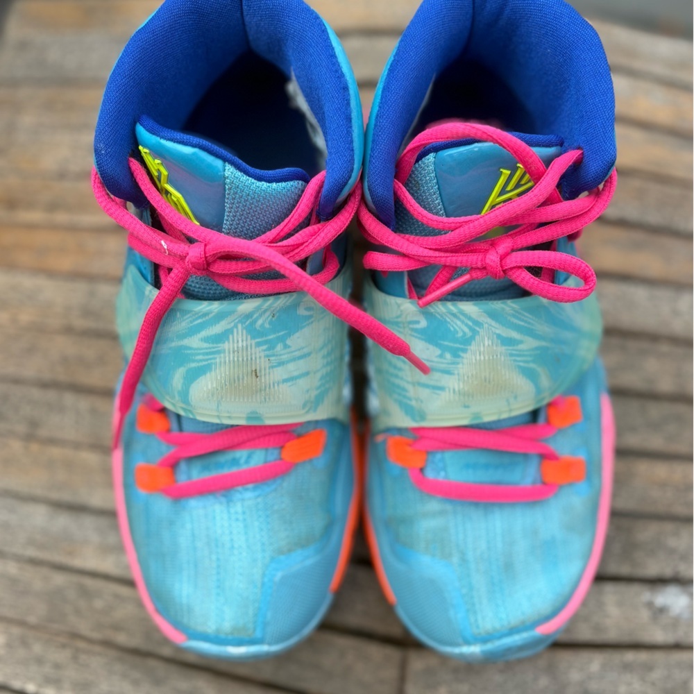 2019 Nike Kyrie Irving 6 Pool Blue Sneakers - size 4.5 - Picture 4 of 8